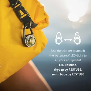 RESTUBE VODOTESNÉ LED BEZPEČNOSTNÉ SVETLO Vodotesné LED bezpečnostné svetlo, čierna, veľkosť