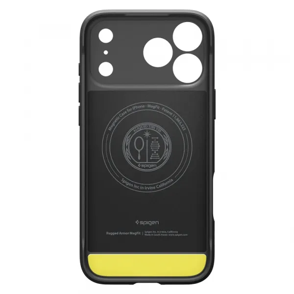 Spigen Rugged Armor MagSafe, iPhone 17 Pro Max, čierne