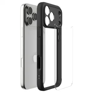 Spigen Ultra Hybrid kryt na mobil, iPhone 17 Pro Max, čierny
