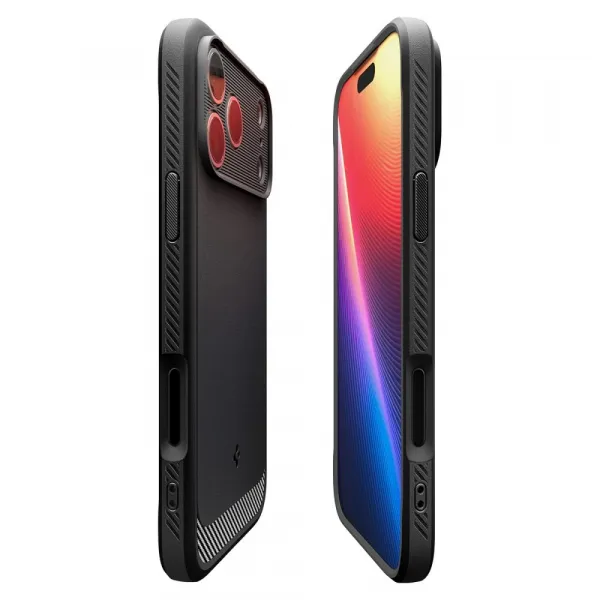 Spigen Rugged Armor MagSafe, iPhone 17 Pro Max, čierne