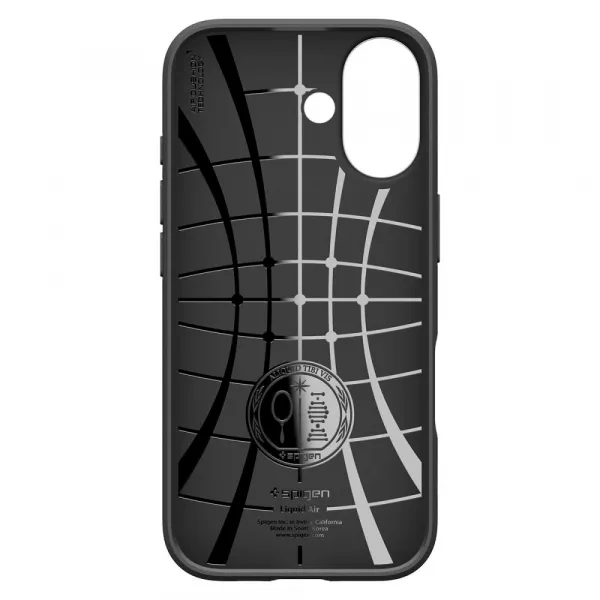 Spigen Liquid Air, iPhone 17, čierne
