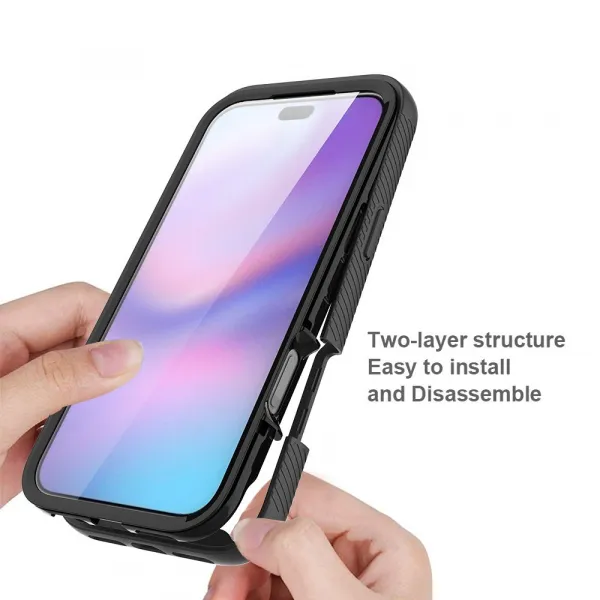 JP Defense360 obal, iPhone 17 Pro Max, čierny