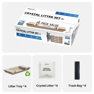 Náhradná kryštalická podstielka pre PUROBOT CRYSTAL DUO - 4 ks