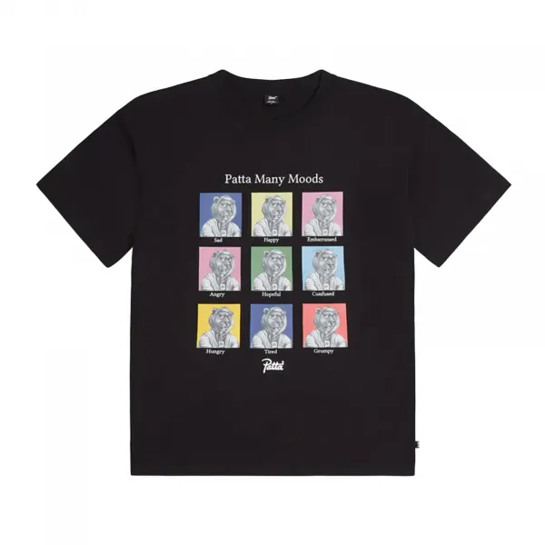Patta Many Moods T-Shirt "Black" (1000-290-0075-001)