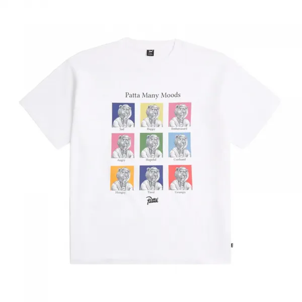 Patta Many Moods T-Shirt "White" (1000-290-0075-002)