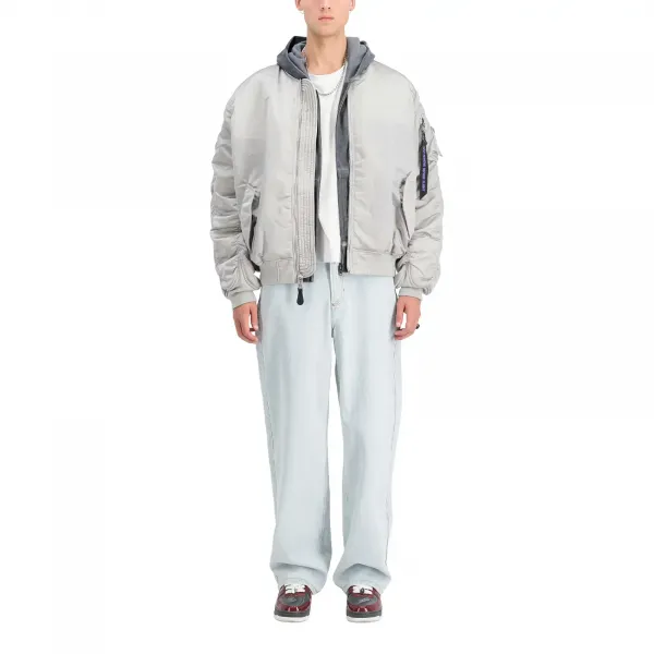 Alpha Industries MA-1 UV Bomber Jacket "Pastel Grey" (146115UV-666-PASTELG)