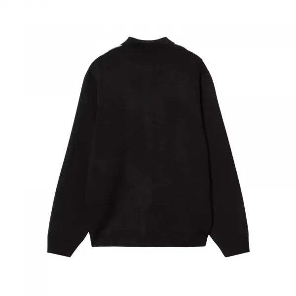 Carhartt WIP Bainter Striped Cardigan "Graphite" (I035397-3BAXX)