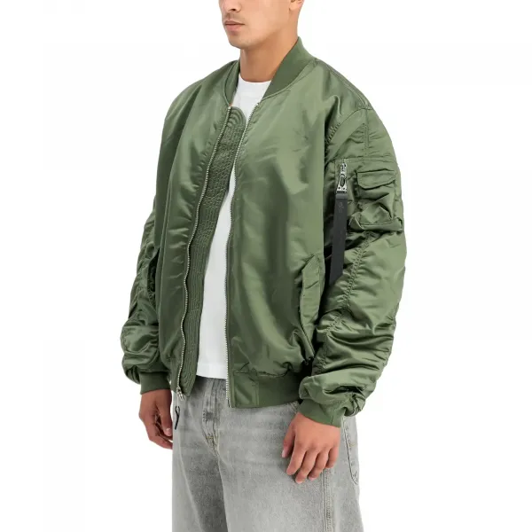 Alpha Industries MA-1 UV Bomber Jacket "Sage Green" (146115UV-01-SAGE-GRE)