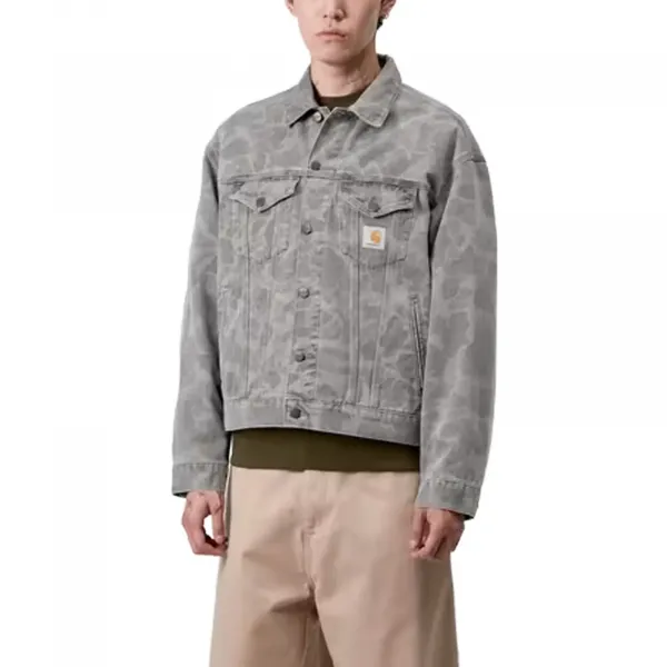 Carhartt WIP Duck Helston Jacket "Camo Duck Black" (I033766-2I30H)