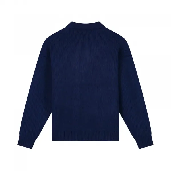 Olaf Knitted Oversized Polo "Navy" (M220709-NAVY)