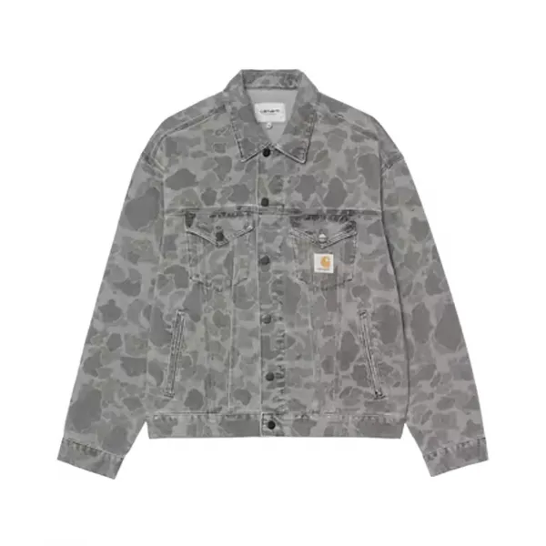 Carhartt WIP Duck Helston Jacket "Camo Duck Black" (I033766-2I30H)