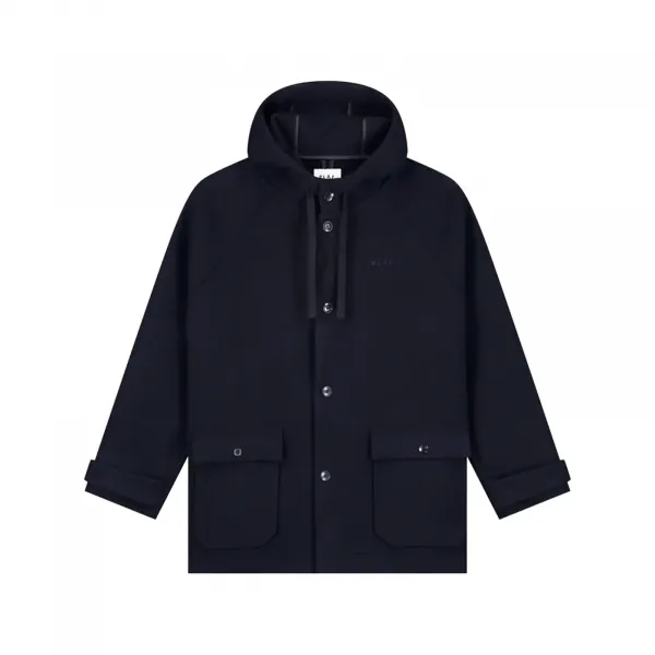 Olaf Wool Duffel Jacket "Navy" (M220603-NAVY)