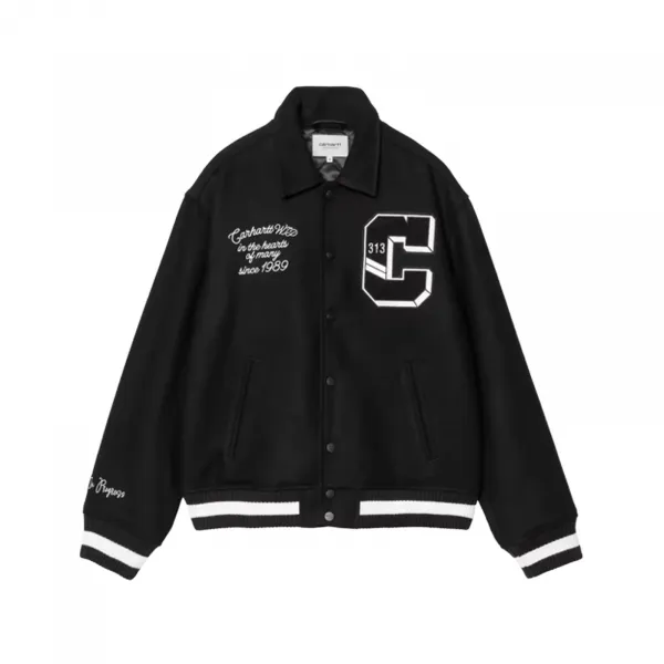 Carhartt WIP World Class Varsity Jacket "Black" (I035432-89XX)