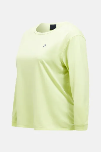 Tričko Peak Performance W Trail Ls Crystal Green