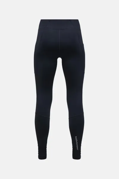 Legíny Peak Performance W Brushed Back Tights Black