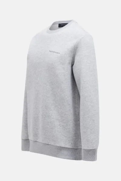 Mikina Peak Performance M Original Small Logo Cre Med Grey Mel