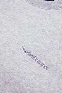 Mikina Peak Performance M Original Small Logo Cre Med Grey Mel