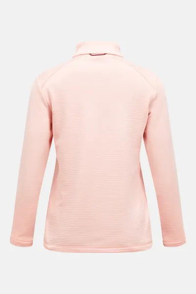Mikina Peak Performance W Trail Polartec Half Zip Peach Fuzz