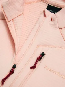 Mikina Peak Performance W Trail Polartec Half Zip Peach Fuzz