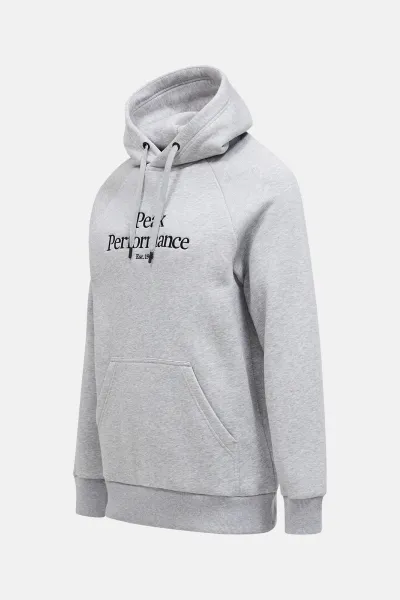 Mikina Peak Performance M Original Hood Med Grey Mel