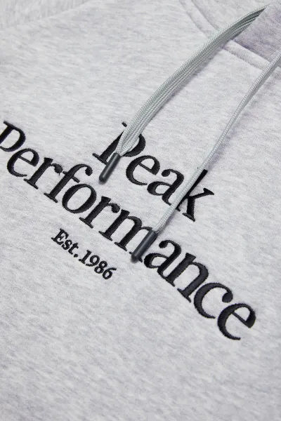 Mikina Peak Performance M Original Hood Med Grey Mel
