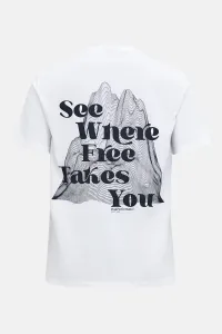 Tričko Peak Performance W Explore Graphic Tee White