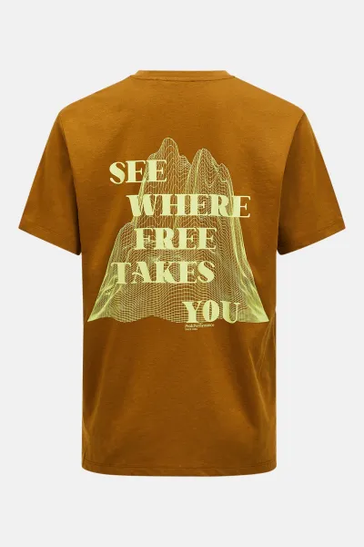 Tričko Peak Performance M Explore Graphic Tee Earthy Summit
