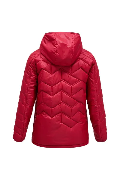 Bunda Peak Performance W Elevate Liner Hood Tech Burgundy