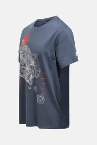Tričko Peak Performance M Explore Graphic Tee Mountain Mist