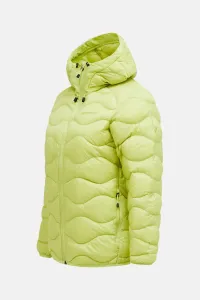 Bunda Peak Performance W Helium Down Hood Jacket Crystal Green
