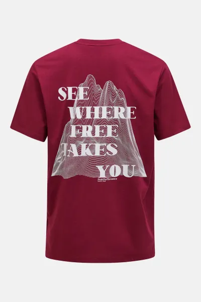 Tričko Peak Performance M Explore Graphic Tee Vertical Zenith