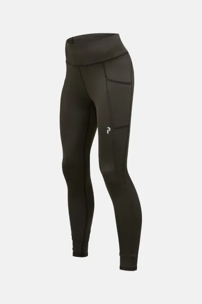 Legíny Peak Performance W Flow Tights Olive Extreme