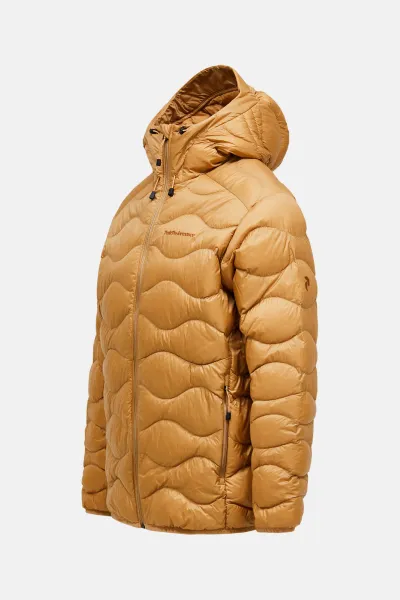Bunda Peak Performance M Helium Down Hood Jacket Sierra Sand