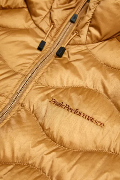 Bunda Peak Performance M Helium Down Hood Jacket Sierra Sand