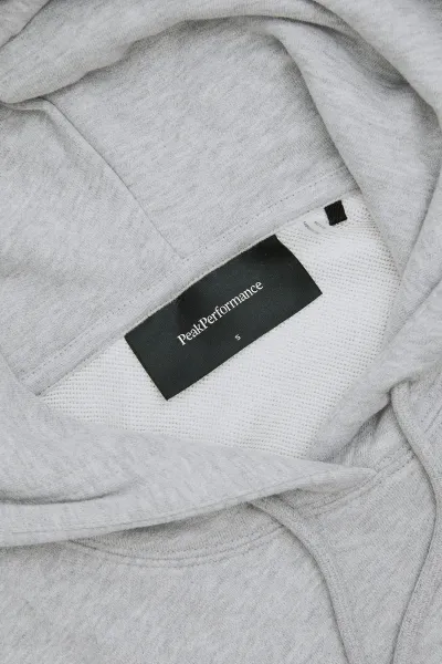 Mikina Peak Performance W Original Terry Hood Med Grey Mel