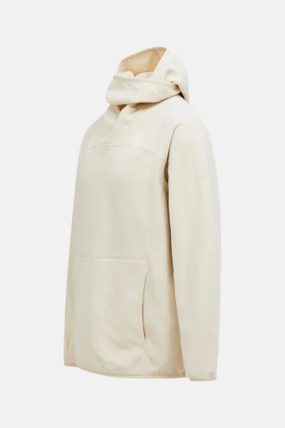 Mikina Peak Performance M Treeline Fleece Hood Sand Fog