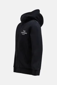 Mikina Peak Performance Jr Original Zip Hood Black