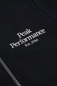 Mikina Peak Performance Jr Original Zip Hood Black