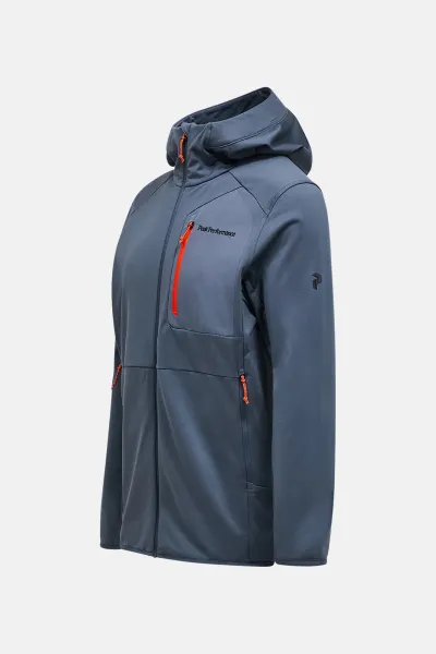 Mikina Peak Performance M Utility Light Zip Hood Mountain Mist