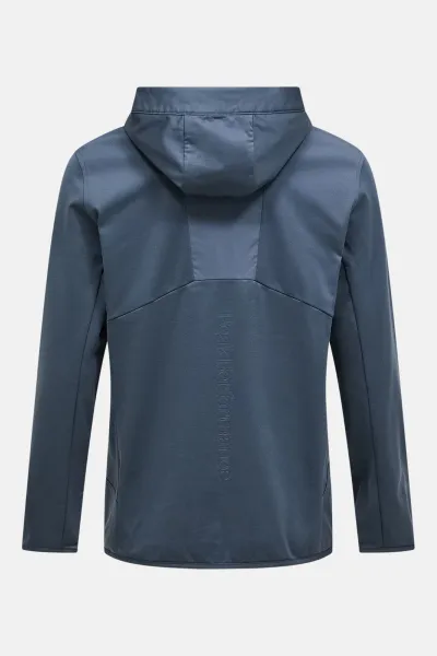Mikina Peak Performance M Utility Light Zip Hood Mountain Mist
