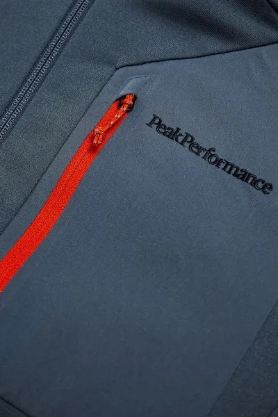 Mikina Peak Performance M Utility Light Zip Hood Mountain Mist