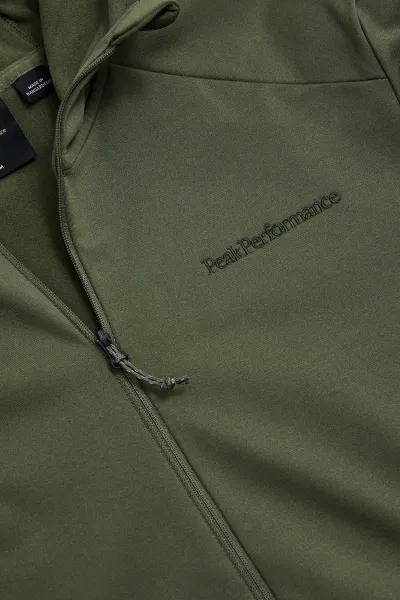 Mikina Peak Performance M Light Zip Hood Pine Needle