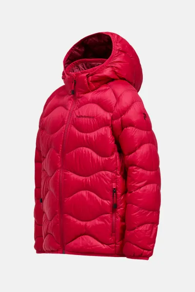 Bunda Peak Performance Jr Helium Down Hood Jacke Tech Burgundy