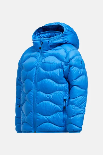 Bunda Peak Performance Jr Helium Down Hood Jacke Azure Ascent