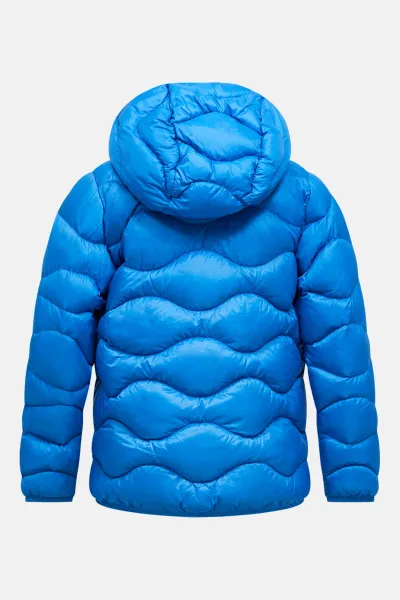 Bunda Peak Performance Jr Helium Down Hood Jacke Azure Ascent