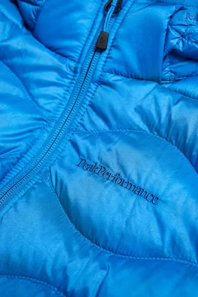 Bunda Peak Performance Jr Helium Down Hood Jacke Azure Ascent
