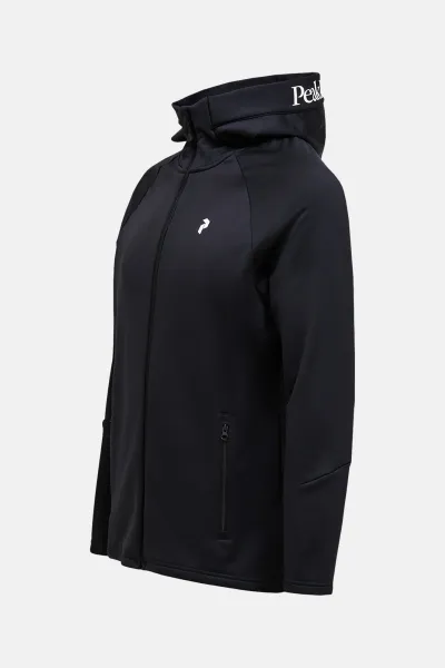 Mikina Peak Performance M Rider Essentials Zip Houe Shadow Black