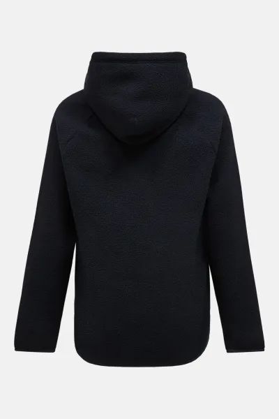 Mikina Peak Performance M Fleece Hood Black
