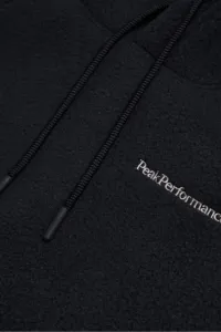 Mikina Peak Performance M Fleece Hood Black