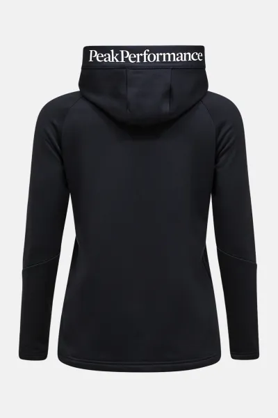 Mikina Peak Performance W Rider Essentials Zip Houe Shadow Black